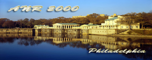 Public Domain photo of Fairmount Waterworks Landmark Building courtesy of Wikipedia ANR 2000 Philadelphia banner